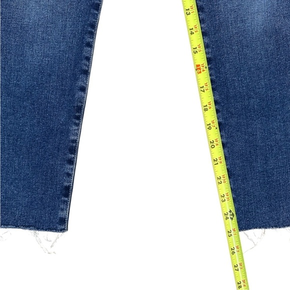 Adriano Goldschmidt The Farrah High-Rise Skinny Ankle Raw Hem Jeans Size 28R - Picture 13 of 16